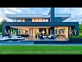 Modern Minimalist Luxury Home Tour | Stunning Architecture &amp; Peaceful Living Space Design