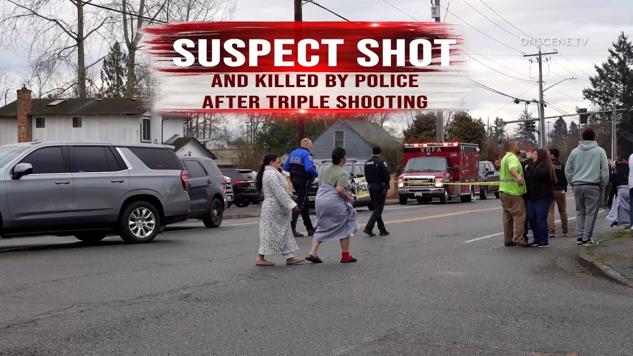 Suspect Shot by Police Dies After Triple Shooting
