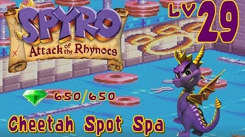 Spyro: Attack of the Rhynocs - Level 29: Cheetah Spot Spa II