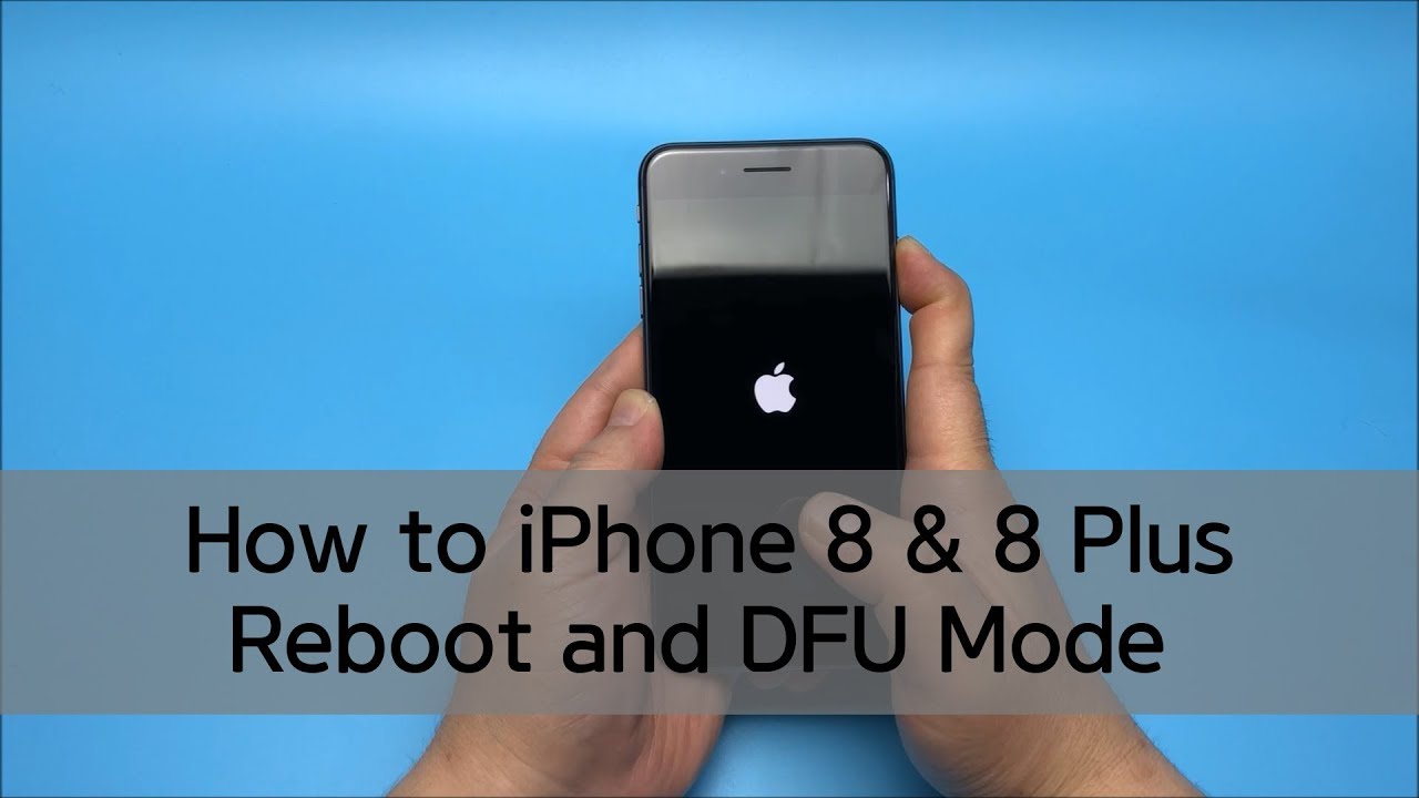 아이폰8/8플러스 재부팅과 DFU 진입 방법 How to iPhone 8/8 Plus reboot \u0026 DFU mode(Korean Ver)