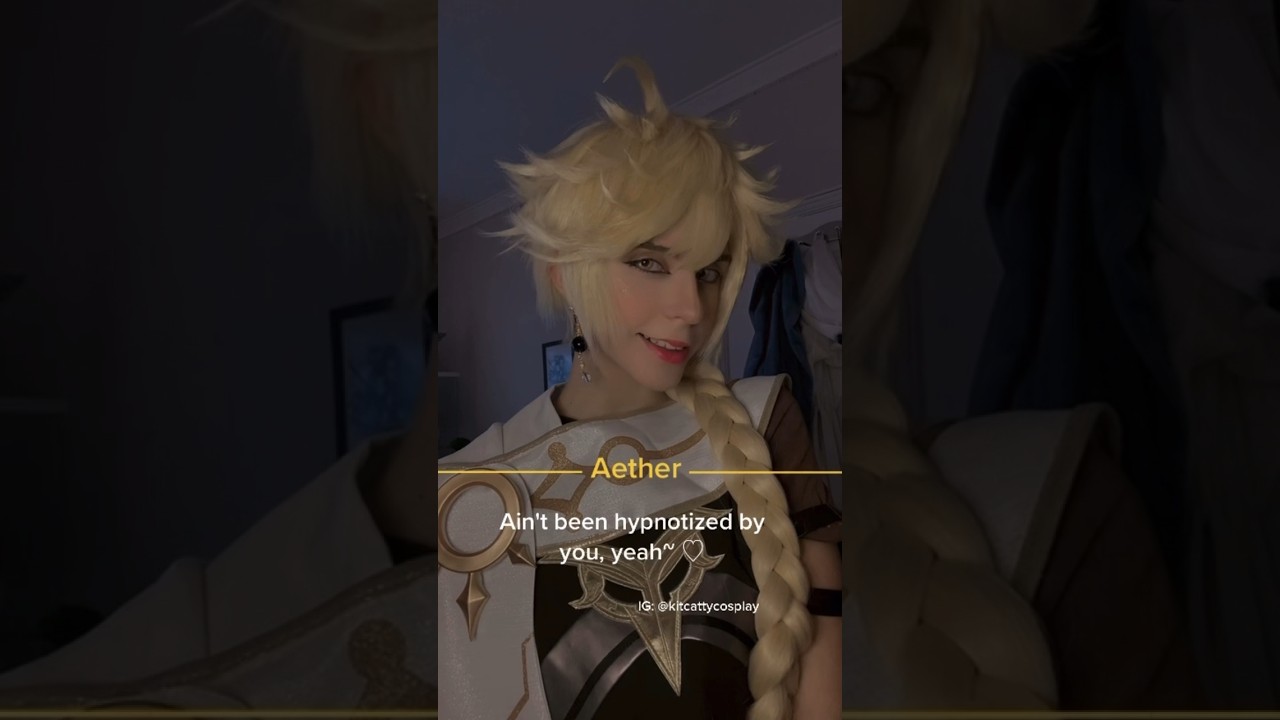 He’s talking to his bf 🫣 #cosplay #genshinimpact #xiaother #aethergenshinimpact #aether #cosplayer