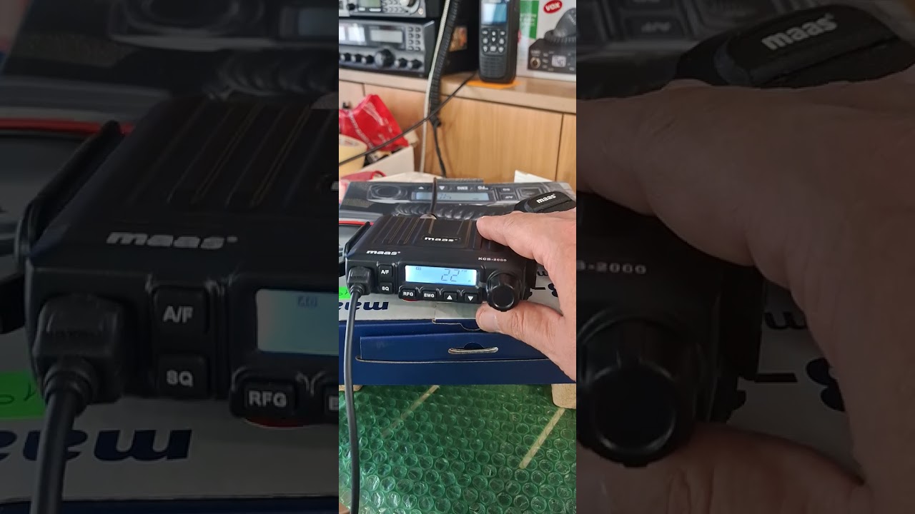 Setări Squelch Automat (ASQ) și/sau Squelch Manual asociat cu RF GAIN la Statia CB MAAS KCB-2000 Vox