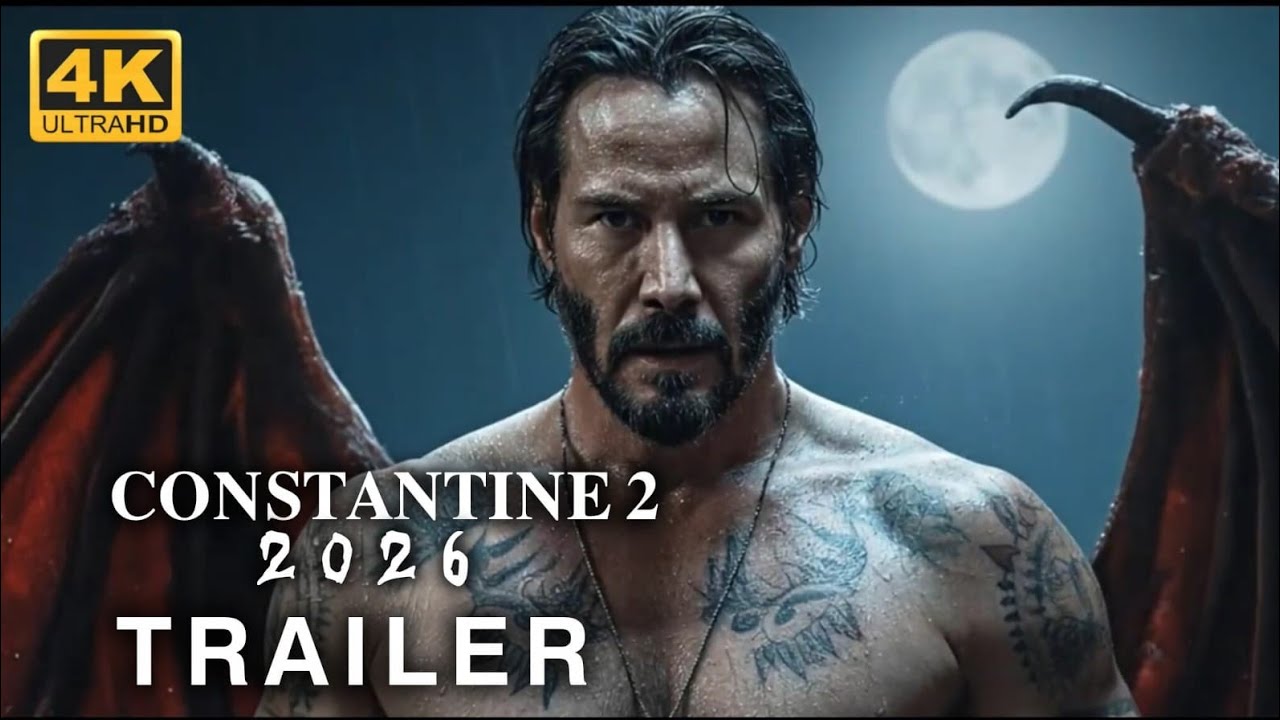 ДЖОН КОНСТАНТИН 2 (2026) Обзор трейлера | Киану Ривз возвращается в роли Изгоняющего ада 🔥 | Dark