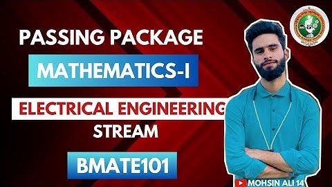 BMATE101 Vtu |Mathematics I For Electrical Engineering