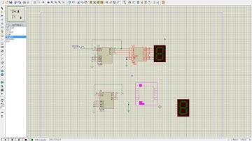 7 SEGMENT COUNTER TIME | PROTEUS ISIS