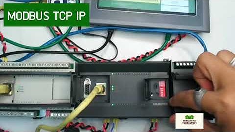 EP1: MODBUS TCP/IP HMI SAMKOON SK070-HS With ETH-MODBUS-IO8R-A and PLC AMX FX3U AMSAMOTION
