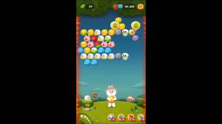 LINE バブル2　STAGE 834　銀コニー　アイテムあり　×1.5　Silver Cony　LINE BUBBLE 2