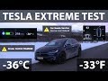 Model X extreme testing in -36°C/-33°F