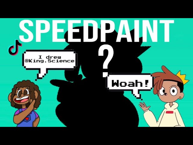 I drew King Science from TikTok || Drawing TikTok Creators Part 2 [SPEEDPAINT]