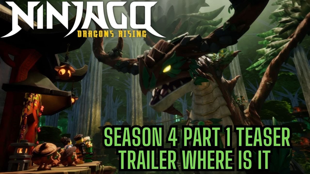 Тизер-трейлер 1-й части 4-го сезона Ninjag Dragons Rising: ГДЕ ЖЕ ОН? 🍃🍃🍃 Завтра в продаже???
