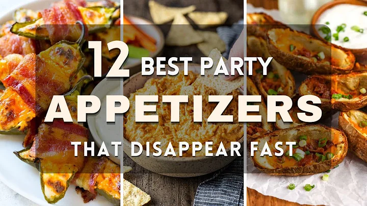 12 Best Party Appetizers That Disappear Fast!     #happyfoodideas