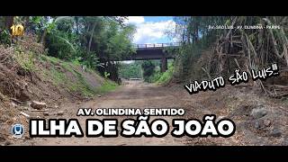 Traveling along a section of the light rail towards São João Island in Simões Filho, see