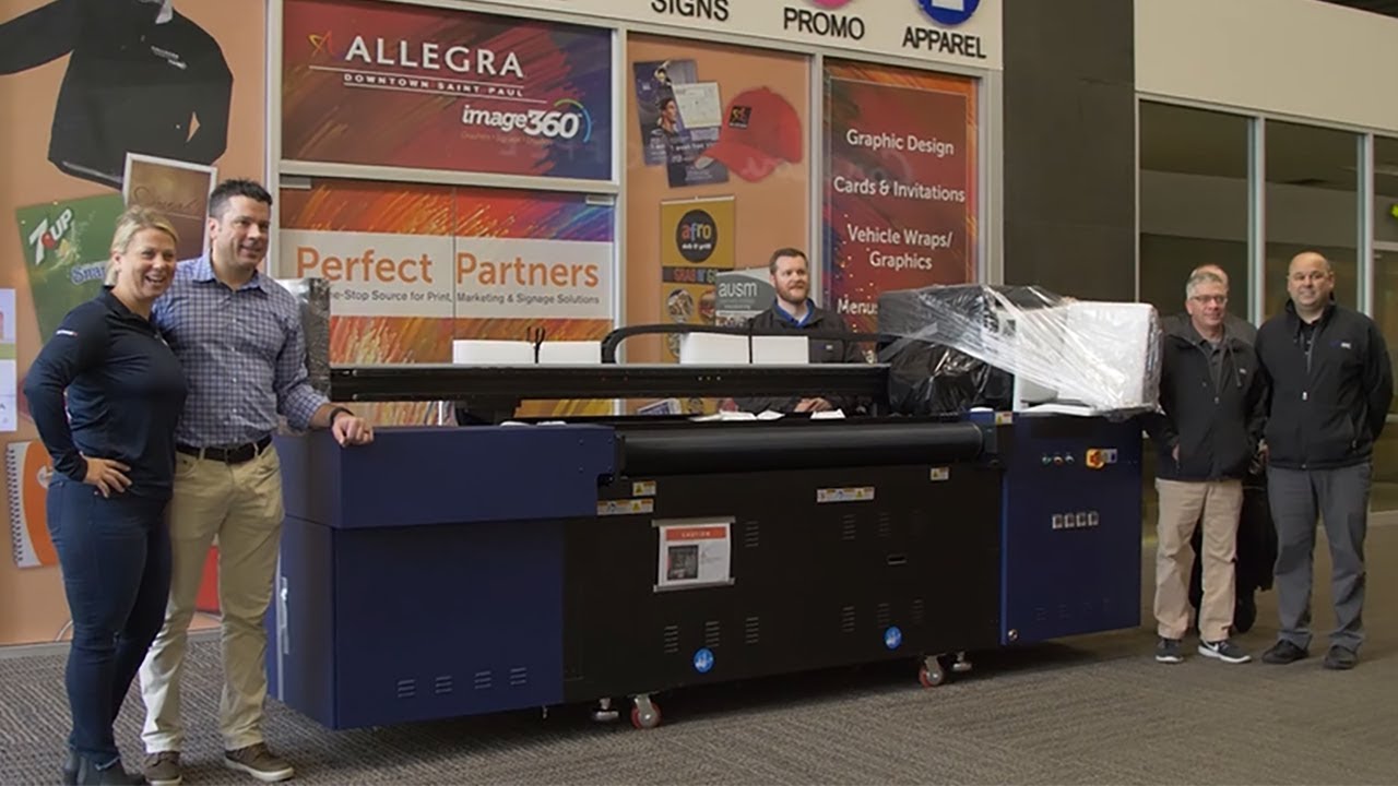 Konica Minolta AccurioWide 160 Installation at Allegra/Image 360