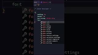 Junior vs Senior Developer 😳 VS Code Emmet Magic 🔥 #coding #javascript #css #htmlcss #html