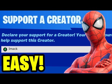 HOW TO GET A SUPPORT-A-CREATOR CODE IN FORTNITE CHAPTER 3!