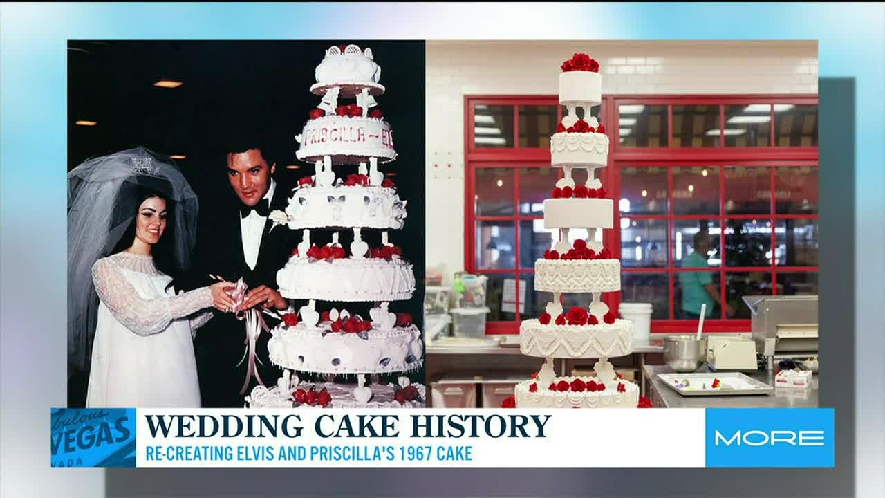 Chef recreates Elvis' 1967 wedding cake
