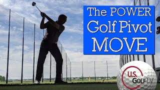 The Simple Pivot Move That Quickly Increases Driver Distance (GOLF ROTATION DRILLS)