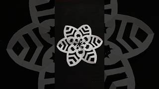 How To Make Beautiful Paper Snowflake ❄️#craft #diy #snowflake