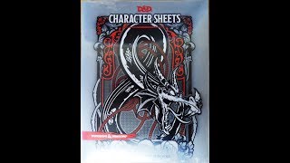 D&D Character Sheets Opening and Review