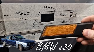 Correct BMW E30 Front Fender Indicator Cutout Dimensions by Hand Built Cars 1,248 views 1 month ago 5 minutes, 21 seconds