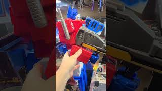 Big Fig Optimus Prime blaster #transformers #actionfigures #optimusprime optimu
