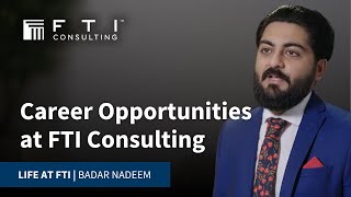 Career Opportunities at FTI Consulting