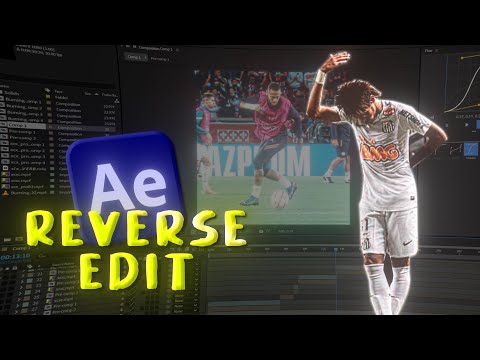 The Reverse Trend Edit for viral football edits | After Effects tutorial