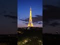 Ref:capvlTPUOnI Eiffel tower lit up and sparkling in room 55 at h�tel duquesne eiffel in paris france on may 1, 2023