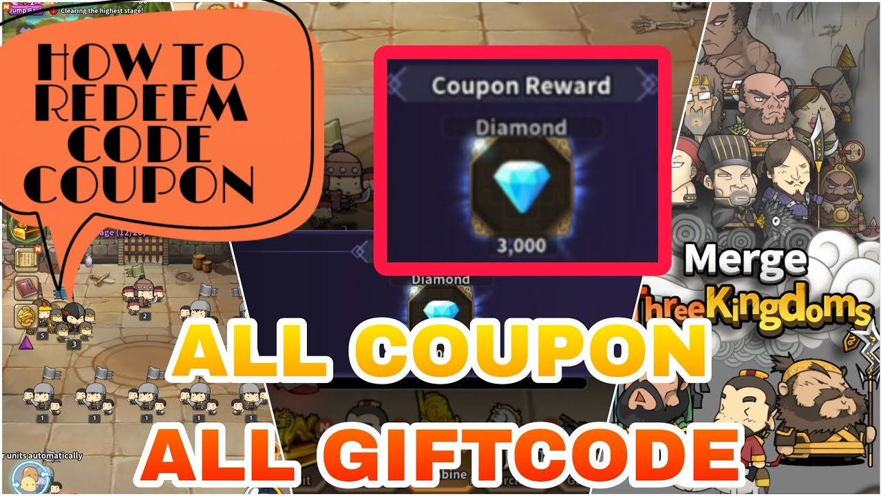 [ Giftcode / Coupon ] Merge Three Kingdoms Idle RPG All giftcode