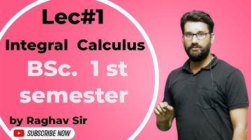 Definite Integral As the limit of the Sum// BSc 1st Sem Lec#1//By Raghav Sir//@studywithraghav1