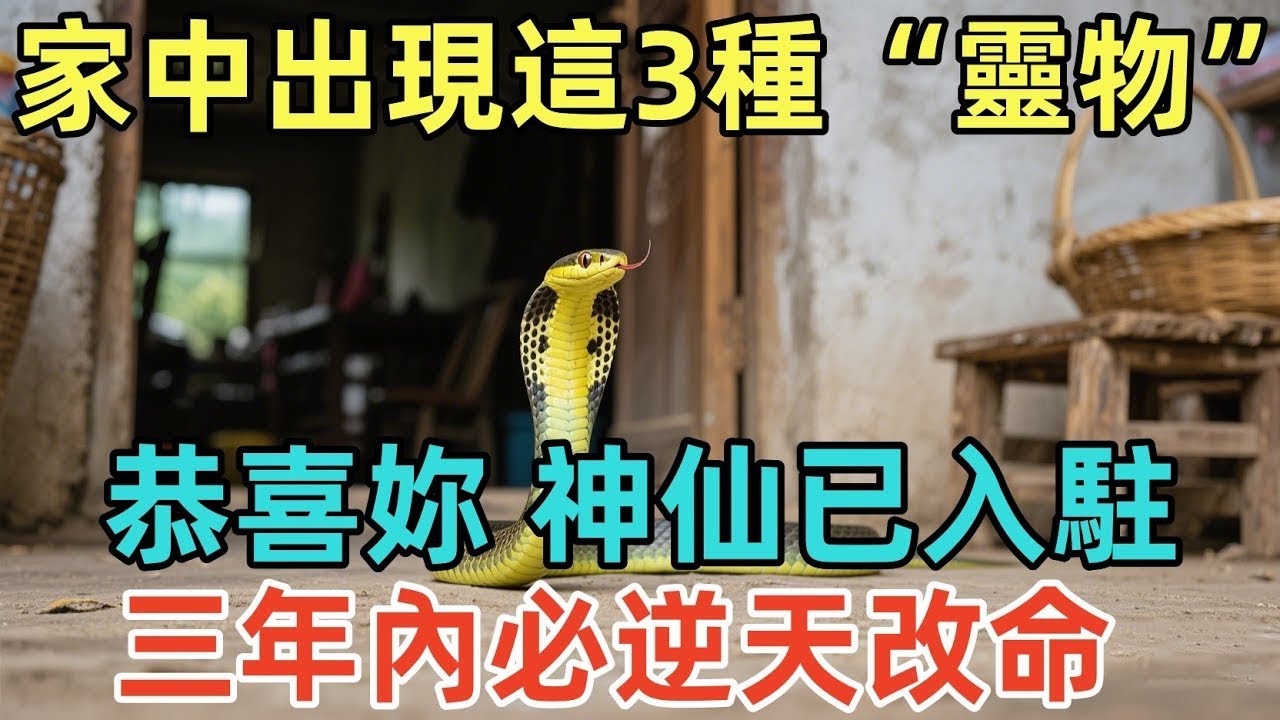 家中突然出現這3種“靈物”！恭喜妳，神仙已入駐，三年內必逆天改命！