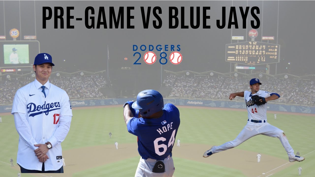 Pre game chat dodgers vs blue jays 4 26 24 youtube