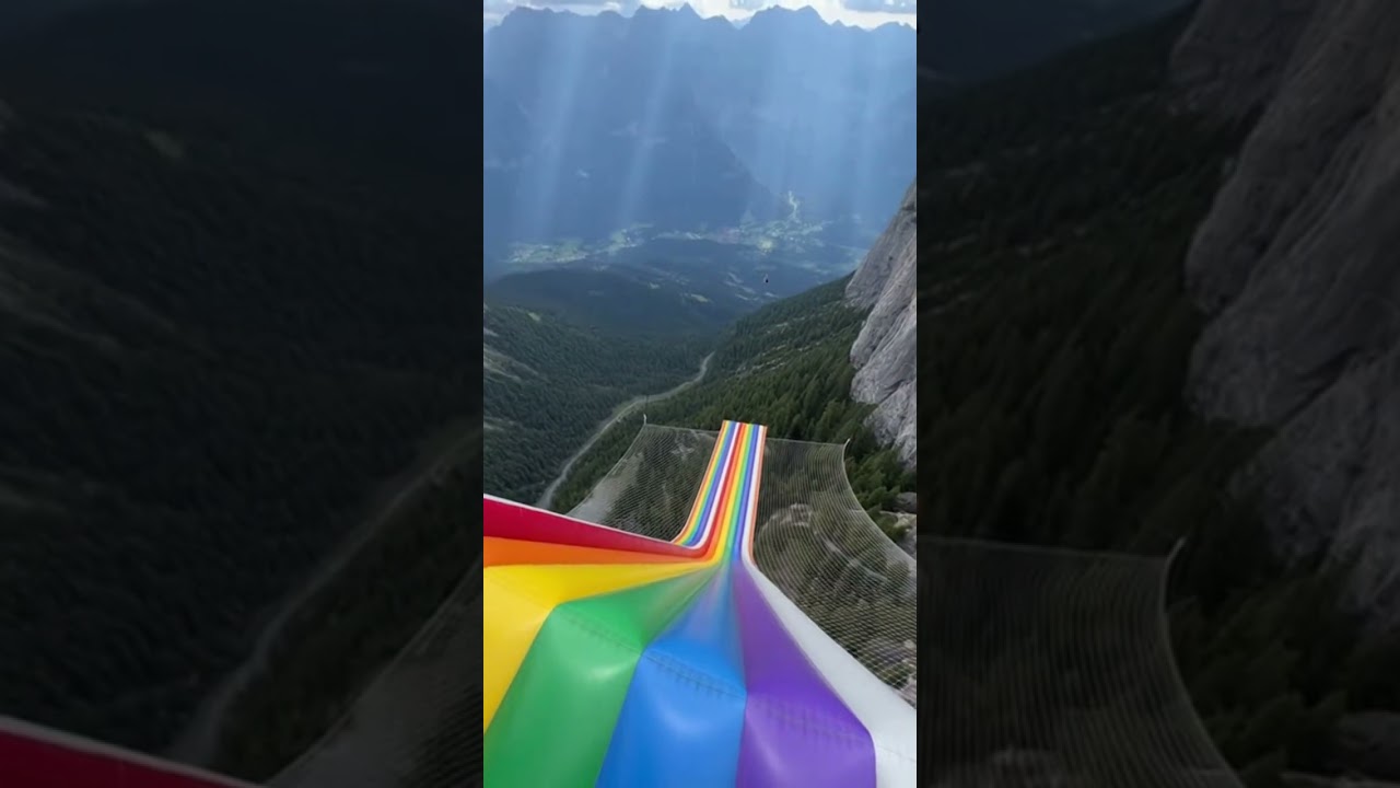 Extreme thrill sports on the edge of a cliff5