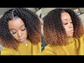 No Bleaching Needed, Very Natural I 13X6 Ombre Coily Lace Front Wig I HergivenHair