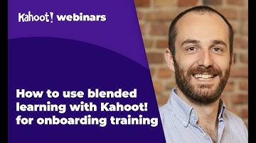 Business webinar: How to use blended learning with Kahoot! for onboarding training.