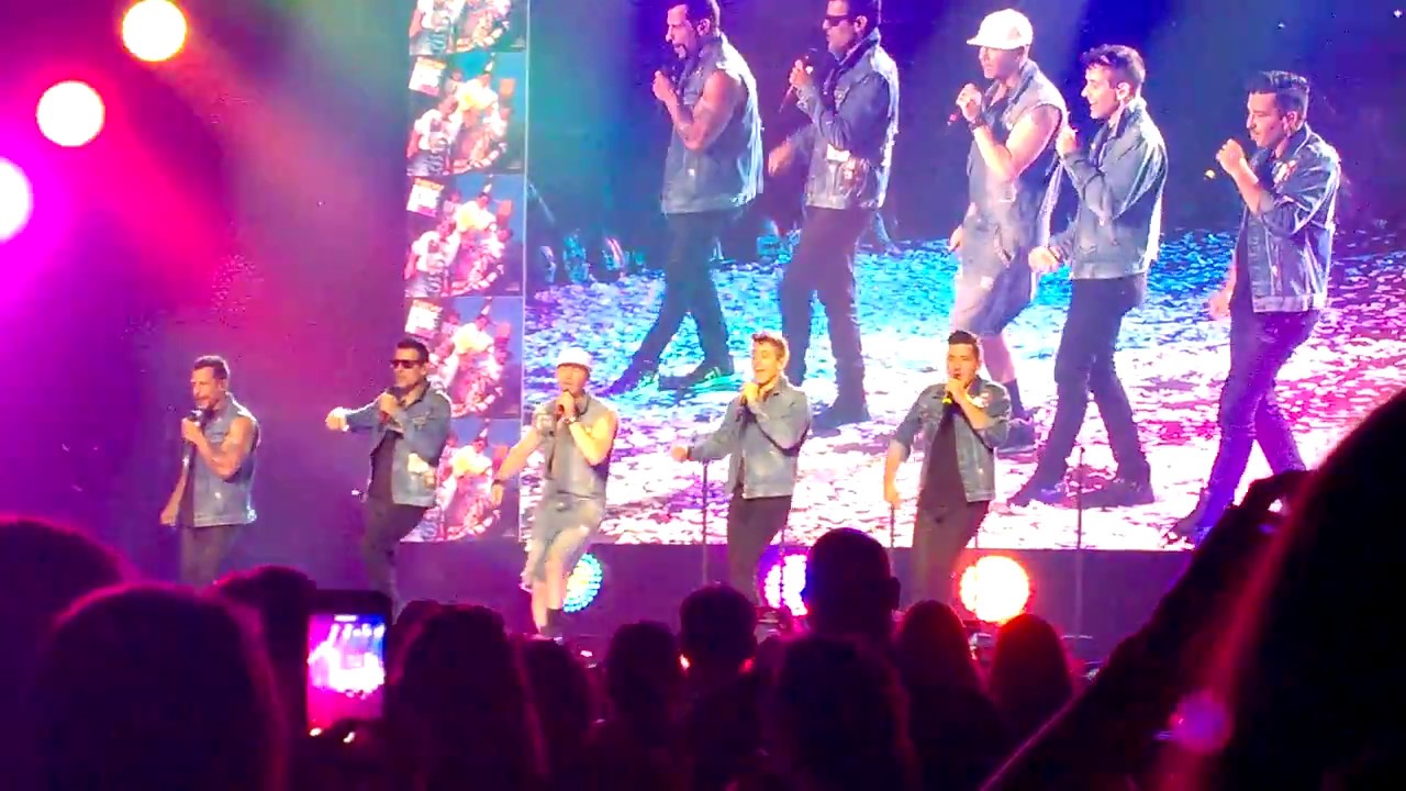 NKOTB Total Package Tour 2017, Charlotte/NC Stop it, girl & Popsicle