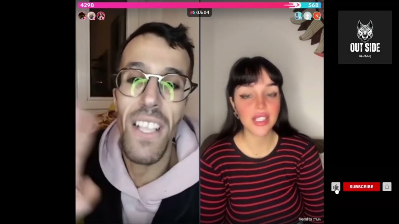 يونس مولينكس تيكتوك مع نزار سبيتي و ملاك سبيتي ضد كيميتا لايف تيكتوك