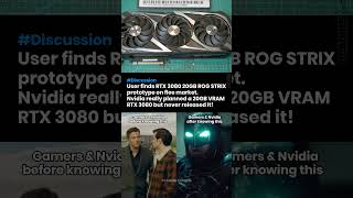User finds RTX 3080 20GB ROG STRIX prototype on flee market