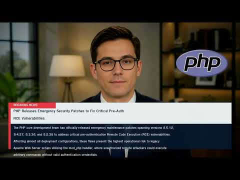 PHP Releases Emergency Security Patches to Fix Critical Pre-Auth RCE Vulnerabilities.