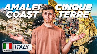 AMALFI COAST VS CINQUE TERRE | Ratings & Reviews To Help YOU Decide! Italy Travel Guide
