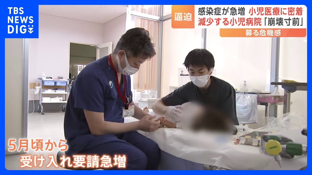 「いつか小児医療は崩壊する」 現場は“災害級”の危機的状況　感染症が急増も…小児病院が減少する理由｜TBS NEWS DIG