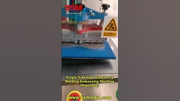 Single Side High Frequency Welding Embossing Machine Pneumatic Double Station - Embossing Machine
