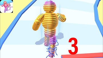 Rope-Man Run All Level Gameplay Walkthrough #3 - Level 41-60 (Android, IOS)