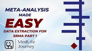 Data Extraction for SRMA for Noobs Part 1/3| Preliminary Extraction| Meta-Analysis Made Easy