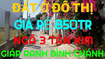 (Ms 113♥️Đã Bán) Đất OĐT Giá Rẻ 850Tr/Lô - Ngã 3 Tân Kim Giáp Ranh Bình Chánh | Bđs Long An