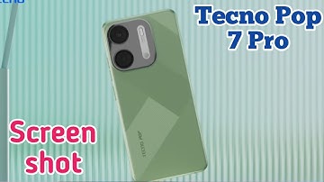How To Take A Screenshot In Tecno Pop 7 Pro, Three Finger Screenshot In Tecno Pop 7 Pro,