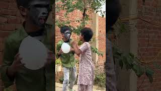 Dar ke bhag gayi #anaya #anayavlogsuk #monkeyvideo #cartoonvideo #cartoon #bhoot #ratiram #shorts