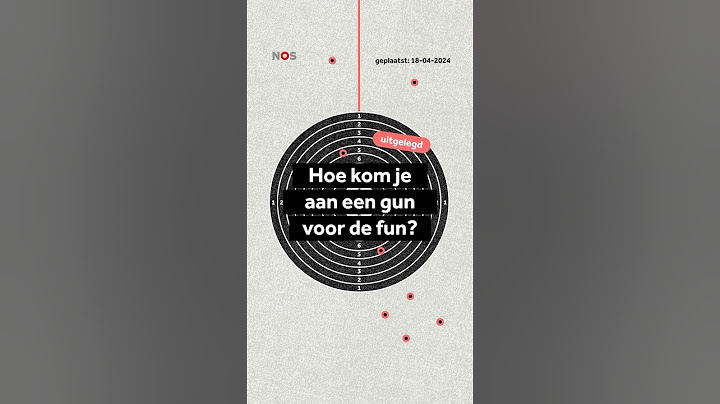 Dit moet je doen om een wapen te mogen kopen