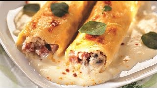 Лазанья отдыхает! Каннеллони с фаршем под соусом бешамель Лазанья отдыхает! Каннеллони с фаршем под соусом бешамель