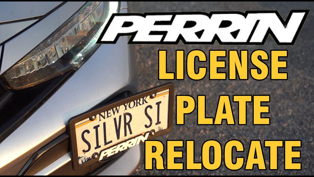 Perrin license Plate Bracket Install for Civic Si | Step-by-step